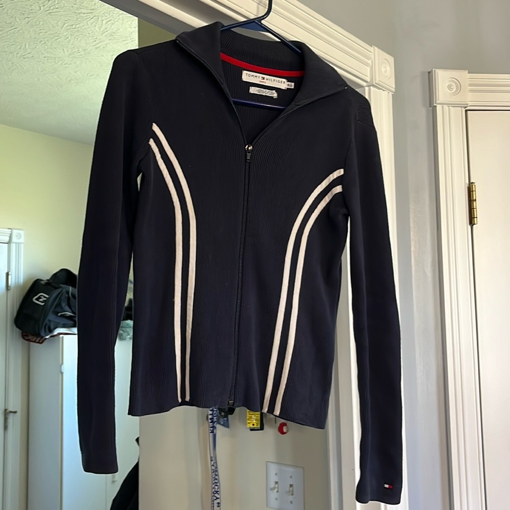 Tommy Hilfiger front zip sweater